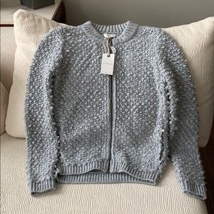 Women’s Lucky zip up sweater. New with tags